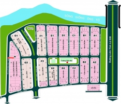 Cần chuyển nhượng quyền sử dụng đất, vị trí góc 2 mặt tiền đường Nguyễn Đăng Đạo (dự án Thế Kỷ 21), ngay sát UBND TP Thủ...