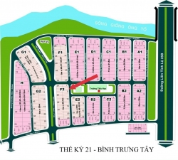 Chủ cần bán gấp lô đất góc 2 mặt tiền đường Nguyễn Đăng Đạo và đường số 52, thuộc dự án Thế Kỷ 21, phường Bình Trưng...
