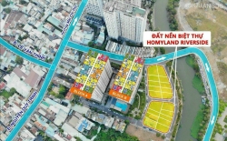 Bán đất nền dự án khu dân cư HomyLand Riverside đường Nguyễn Duy Trinh, phường Bình Trưng Tây, TP Thủ Đức. 
